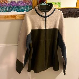 Wallace & Barnes Boiled Merino Wool Full-Zip Sweater